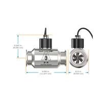1-1/2" Stainless Steel 3A Sanitary Tri-Clamp G3A Blind Transmitter, 2-Wire Magnetic Pickup