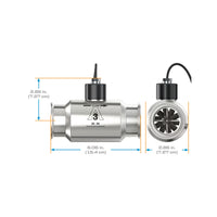 2" Stainless Steel 3A Sanitary Tri-Clamp G3A Blind Transmitter, 2-Wire Magnetic Pickup