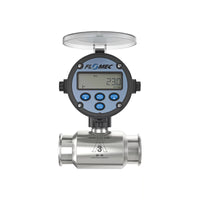 2" Stainless Steel 3A Sanitary G3A Flow Meter with RT14 Transmitter with Built-In Digital Display