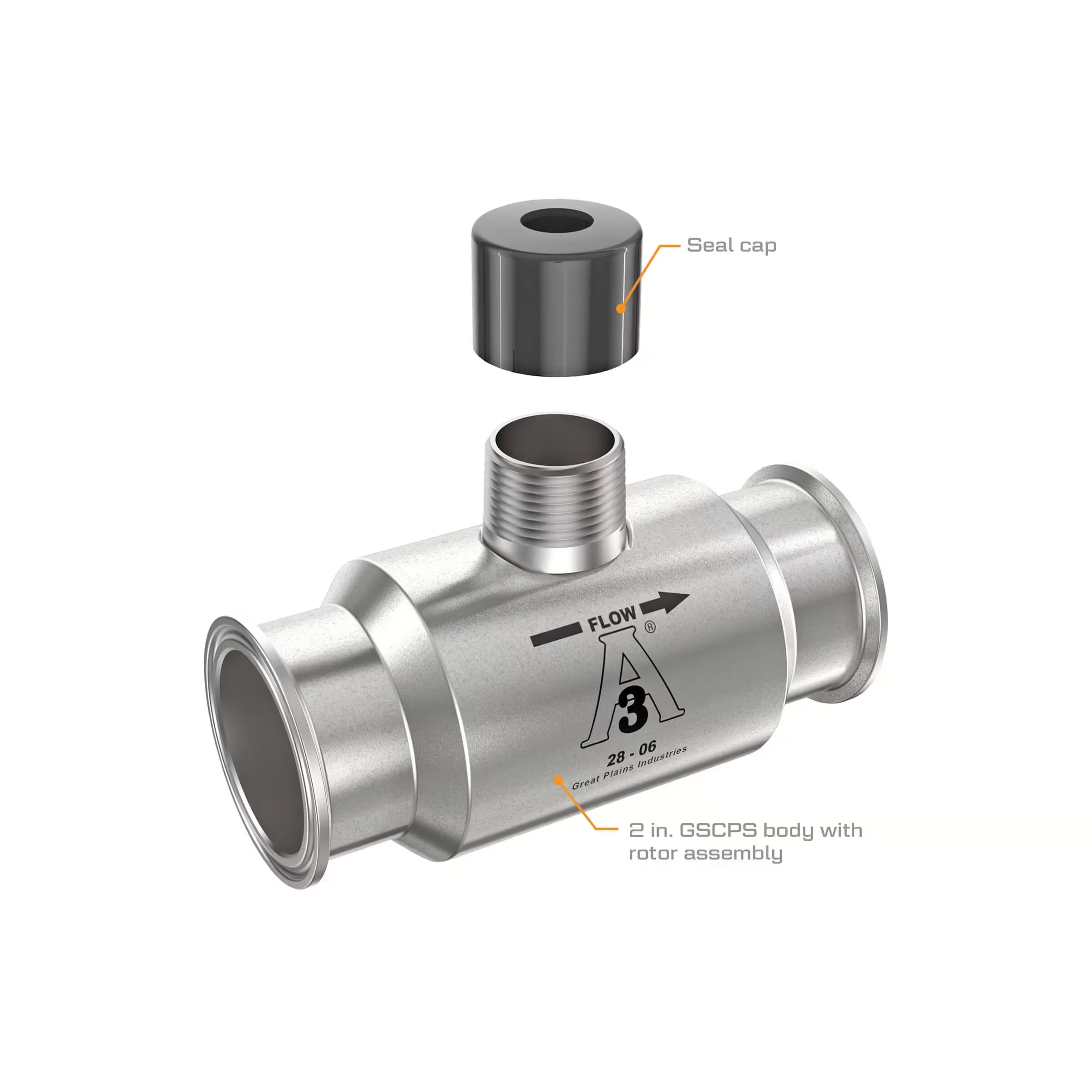 2-inch G3A Replacement Body with Rotor Assembly