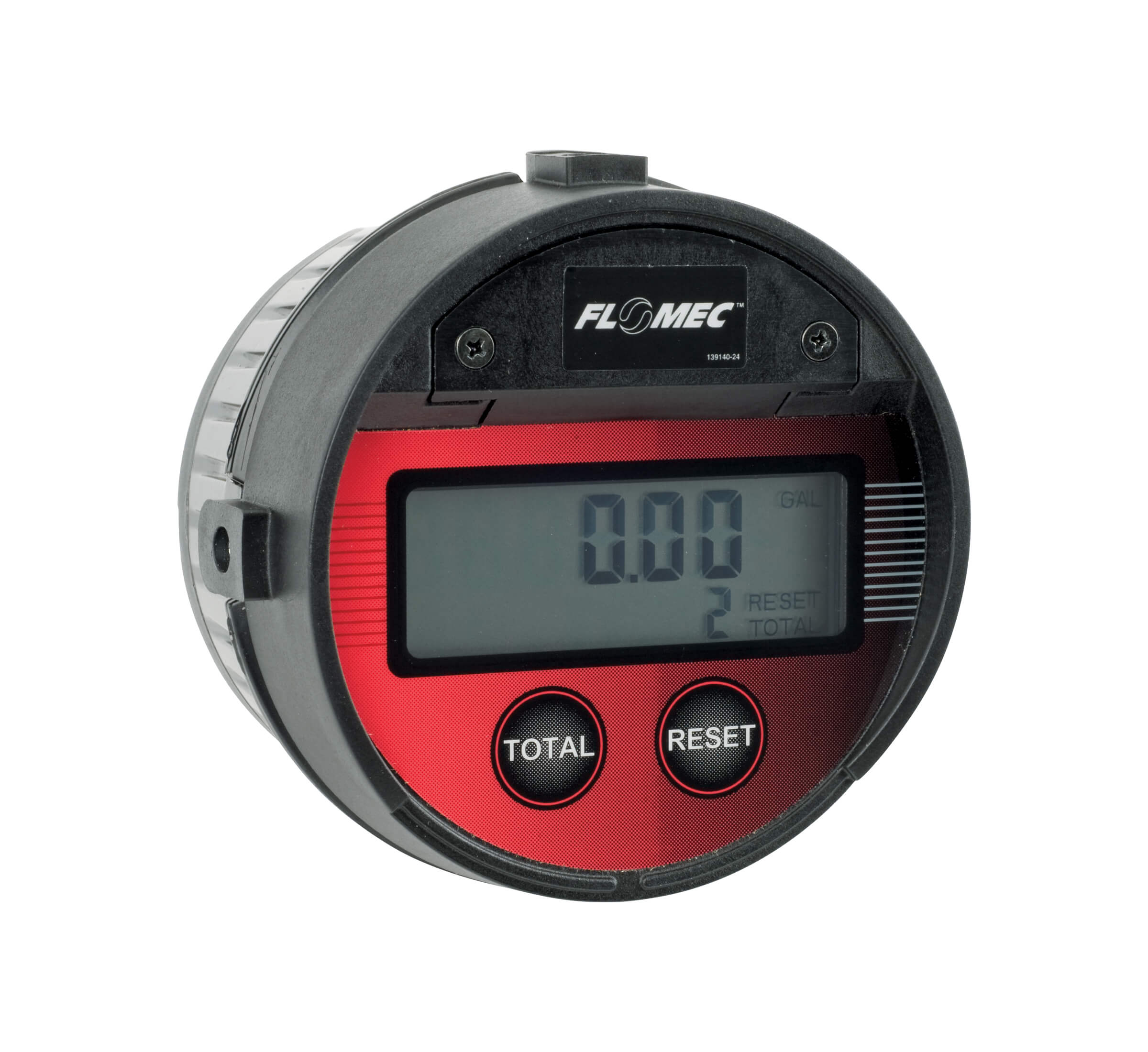 1/2" Oval Gear Aluminum NPT Flow Meter with Digital Display