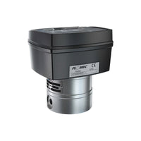 1/8" Oval Gear Aluminum NPT Flow Meter, RT40 Transmitter with Built-In Digital Display