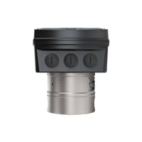 1/8" Oval Gear Stainless Steel NPT Flow Meter, RT40 Transmitter with Built-In Digital Display