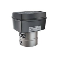 1/8" Oval Gear Stainless Steel NPT Flow Meter, RT40 Transmitter with Built-In Digital Display