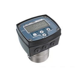 1/8" Oval Gear Stainless Steel NPT Flow Meter, RT40 Transmitter with Built-In Digital Display