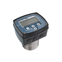 1/4" Oval Gear Stainless Steel NPT Flow Meter, RT40 Transmitter with Built-In Digital Display