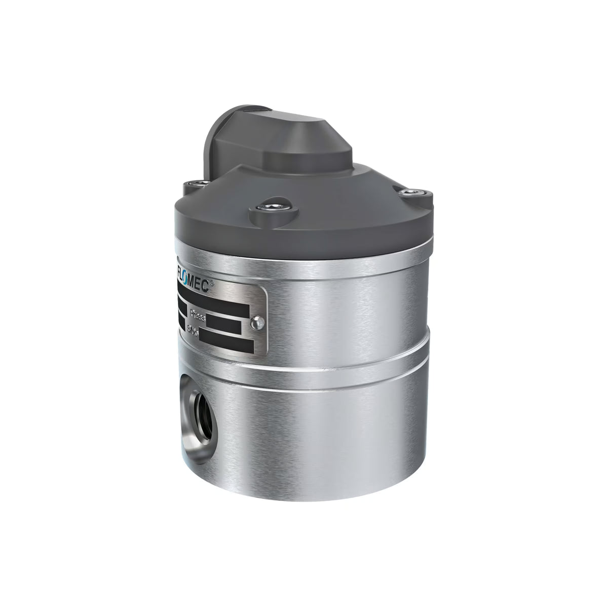 3/8" Oval Gear Aluminum NPT Blind Transmitter with Analog Output (4-20mA)