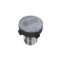 3/8" Oval Gear Aluminum NPT Flow Meter, RT14 Transmitter with Built-In Digital Display