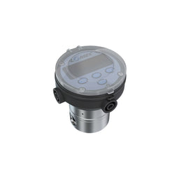 3/8" Oval Gear Aluminum NPT Flow Meter, RT14 Transmitter with Built-In Digital Display