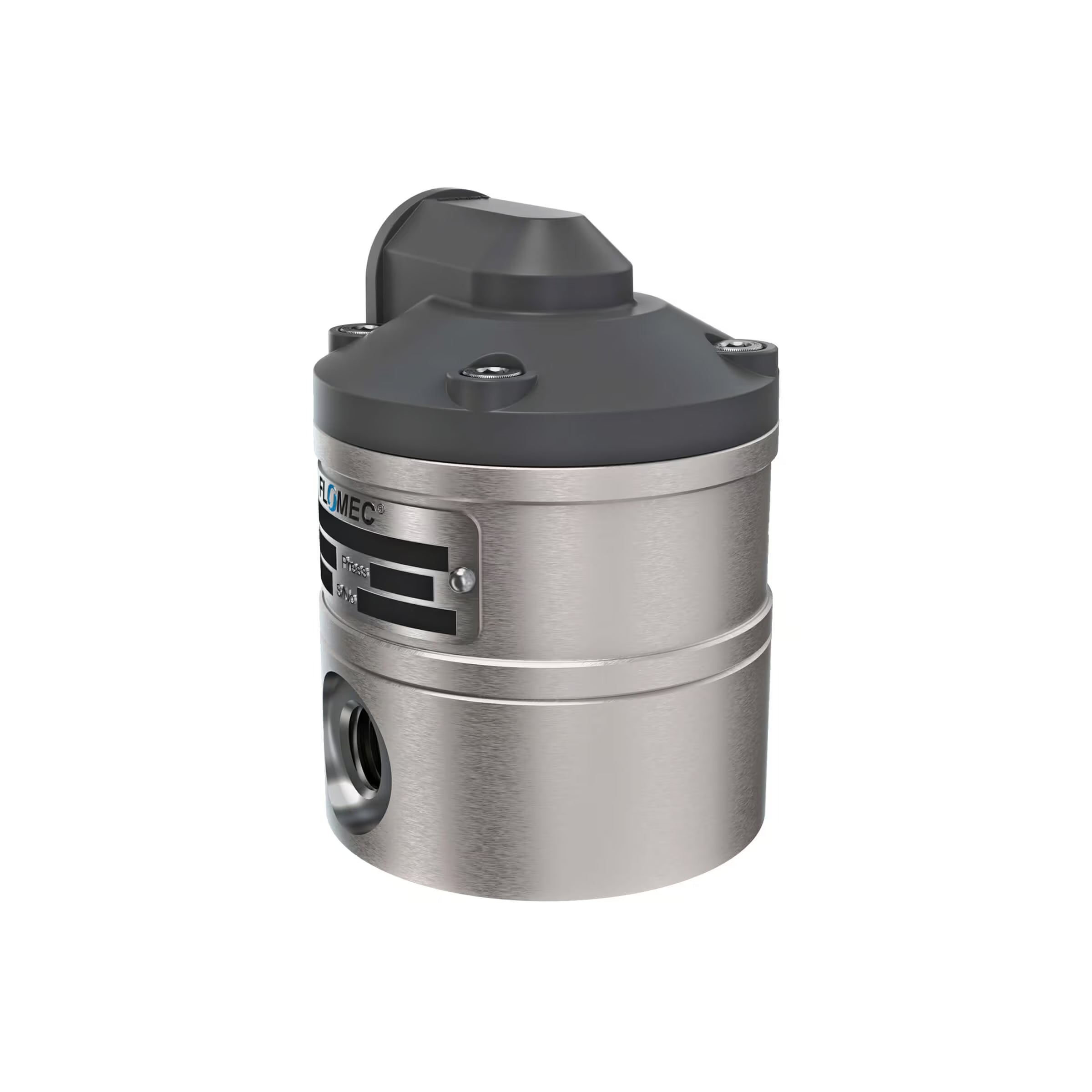 3/8" Oval Gear Stainless Steel NPT Blind Transmitter