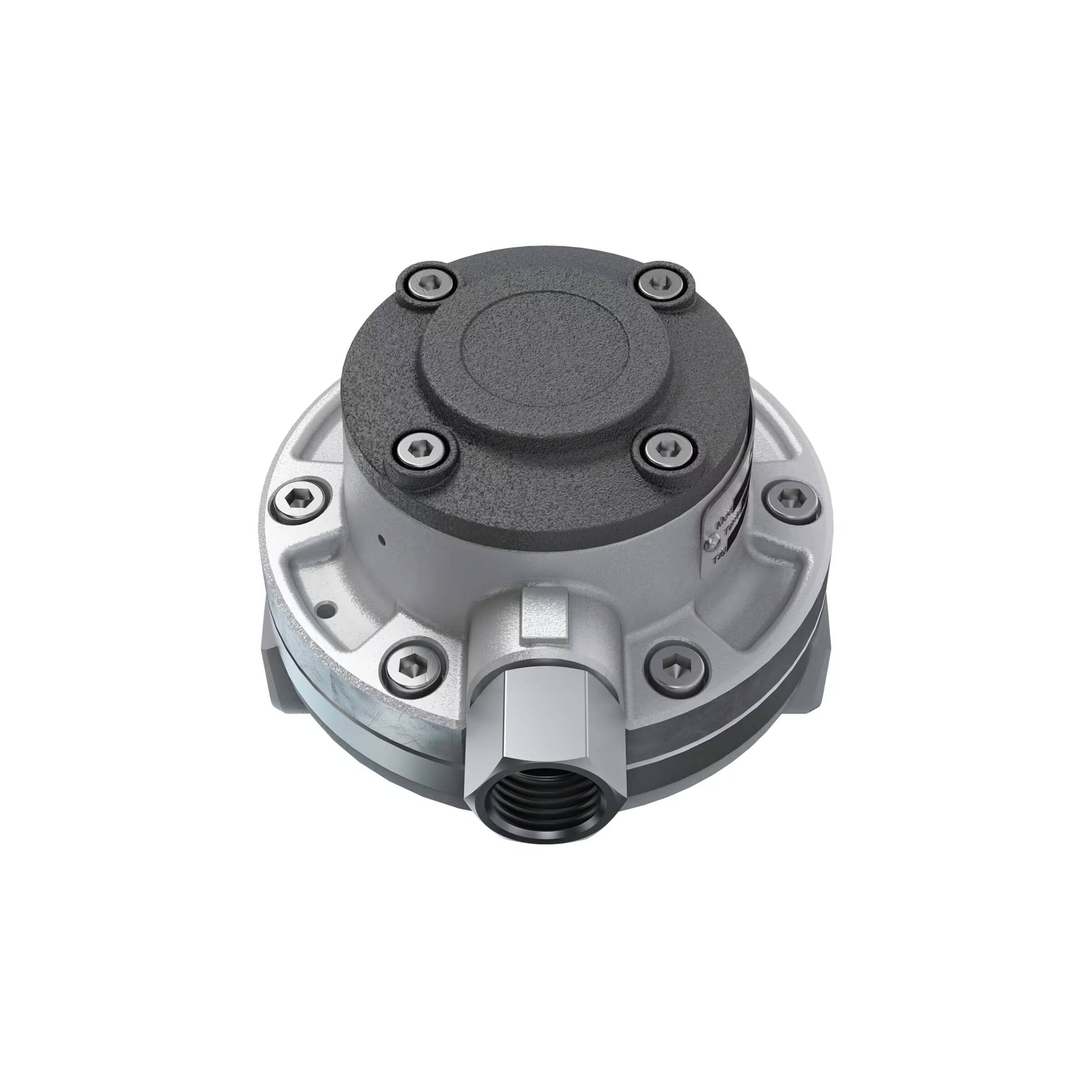 1/2" Oval Gear Aluminum NPT Blind Transmitter