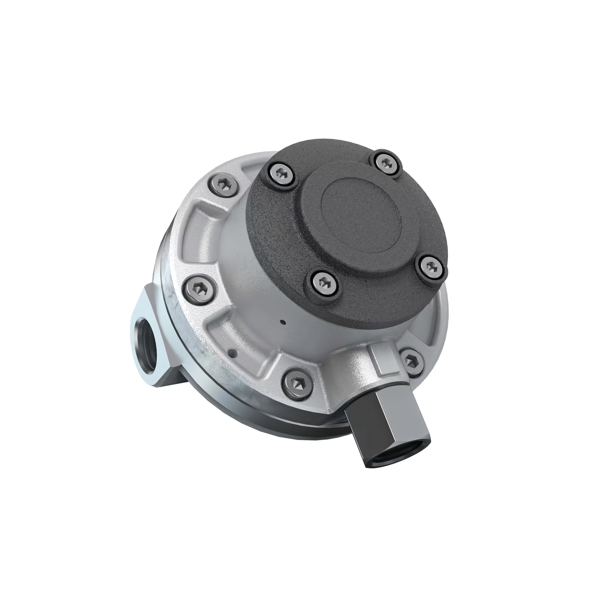1/2" Oval Gear Aluminum NPT Blind Transmitter