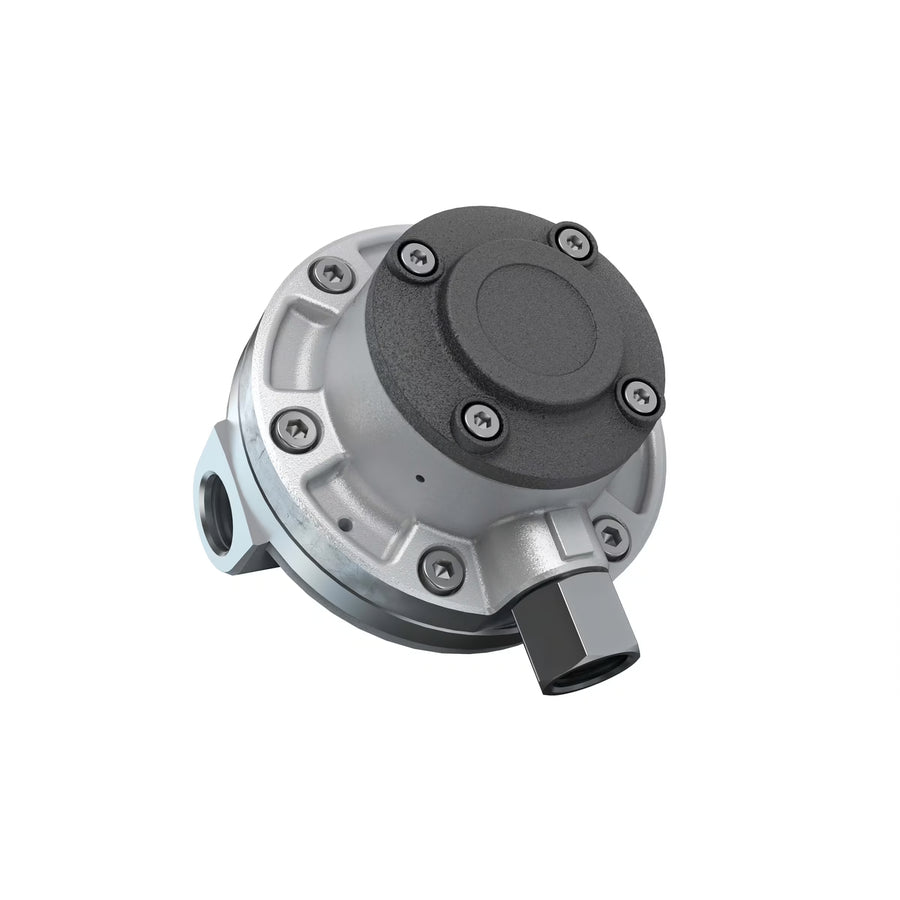 1/2" Oval Gear Aluminum NPT Blind Transmitter