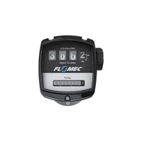 1/2" Oval Gear Aluminum NPT Flow Meter with Mechanical Display