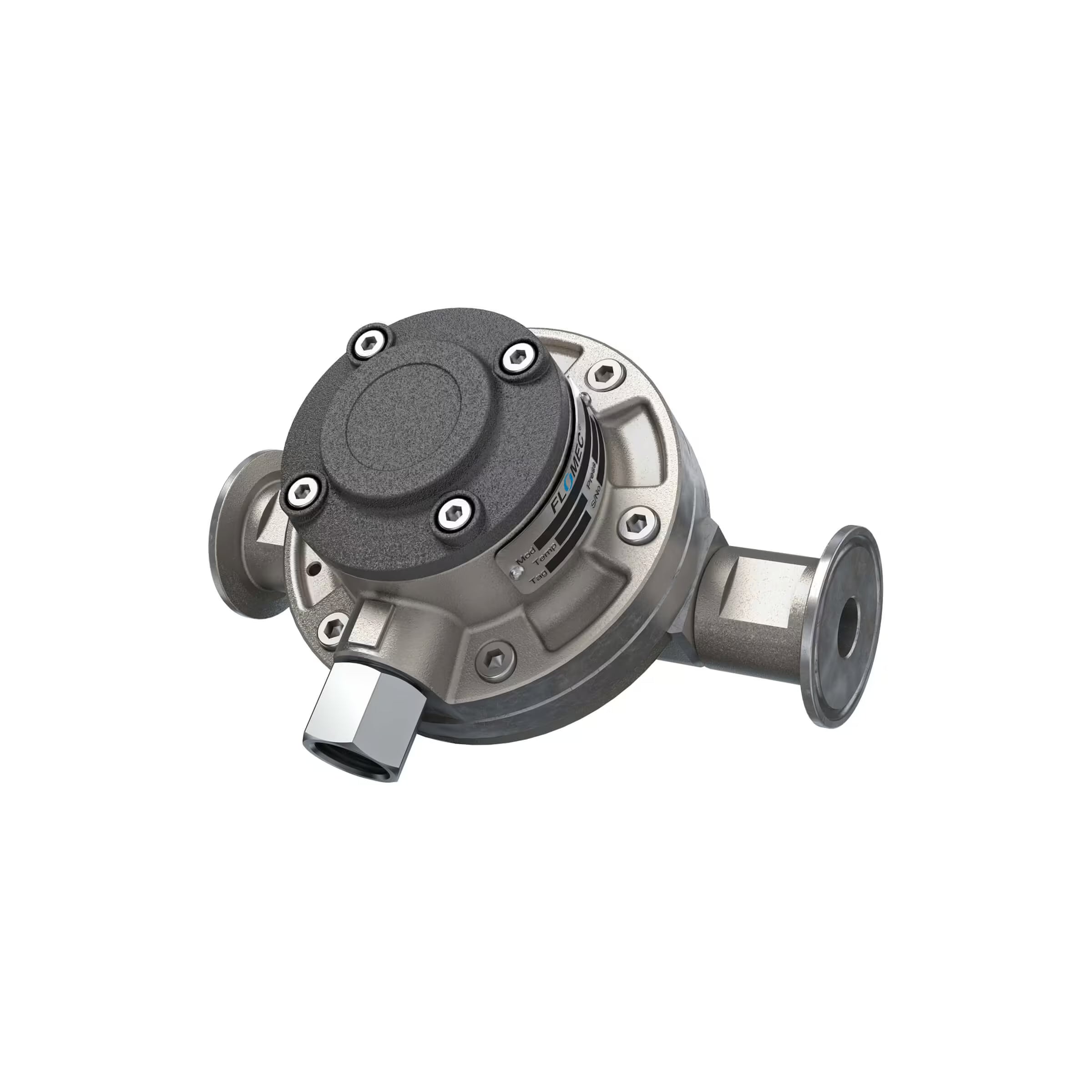 1/2" Oval Gear Stainless Steel Tri-Clamp Blind Transmitter