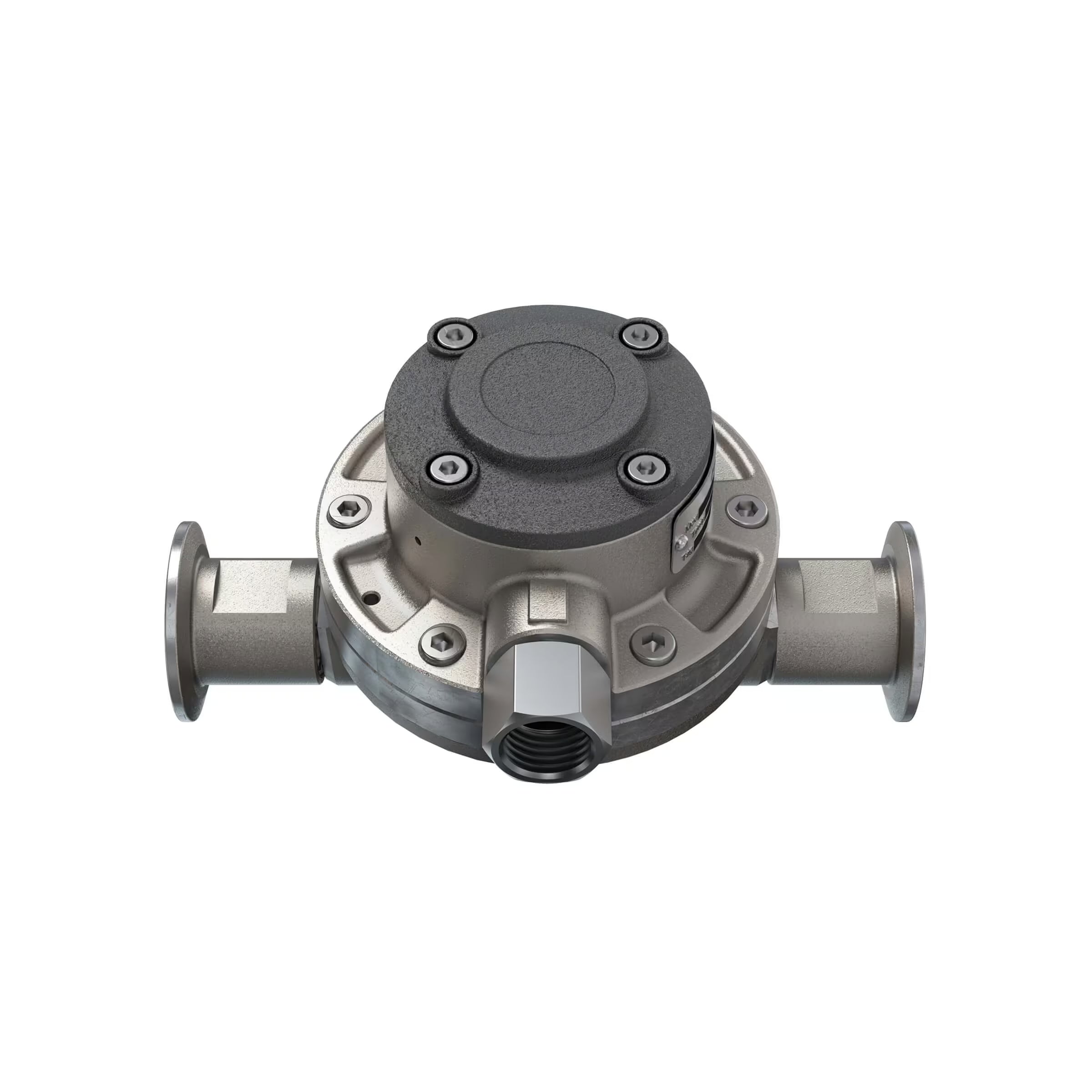 1/2" Oval Gear Stainless Steel Tri-Clamp Blind Transmitter