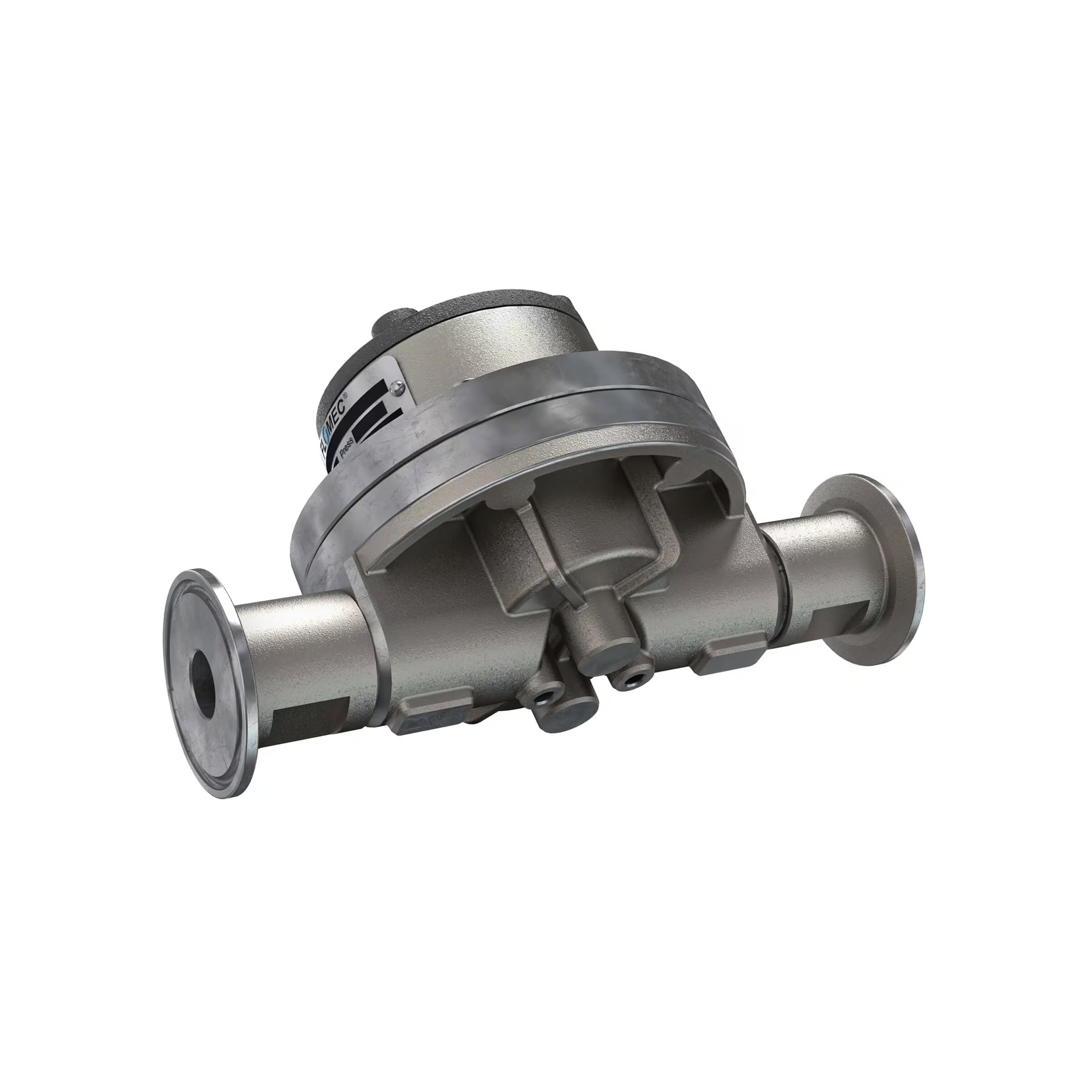 1/2" Oval Gear Stainless Steel Tri-Clamp Blind Transmitter