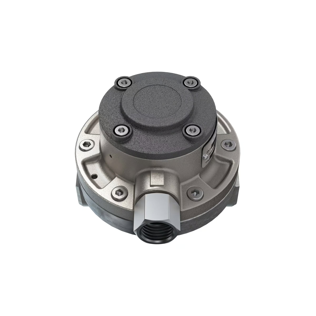1/2" Oval Gear Stainless Steel NPT Blind Transmitter with Analog Output (4-20mA)