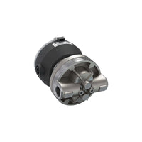 1/2" Oval Gear Stainless Steel NPT Flow Meter, RT14 Transmitter with Built-In Digital Display