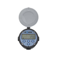 1/2" Oval Gear Stainless Steel NPT Flow Meter, RT14 Transmitter with Built-In Digital Display