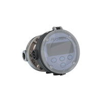 1/2" Oval Gear Stainless Steel NPT Flow Meter, RT14 Transmitter with Built-In Digital Display