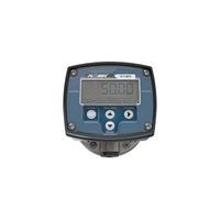 1/2" Oval Gear Stainless Steel NPT Flow Meter, RT40 Transmitter with Built-In Digital Display