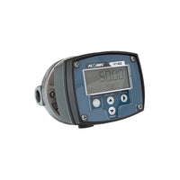1/2" Oval Gear Stainless Steel NPT Flow Meter, RT40 Transmitter with Built-In Digital Display