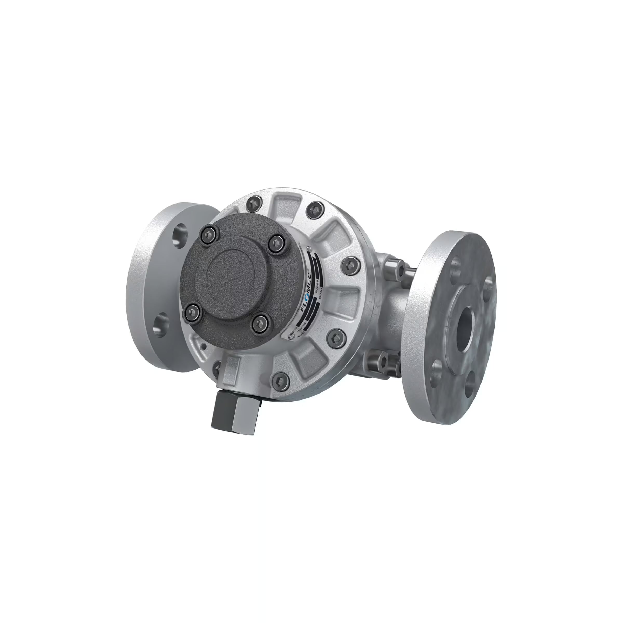 1" Oval Gear Aluminum  #150 ANSI Flange Blind Transmitter