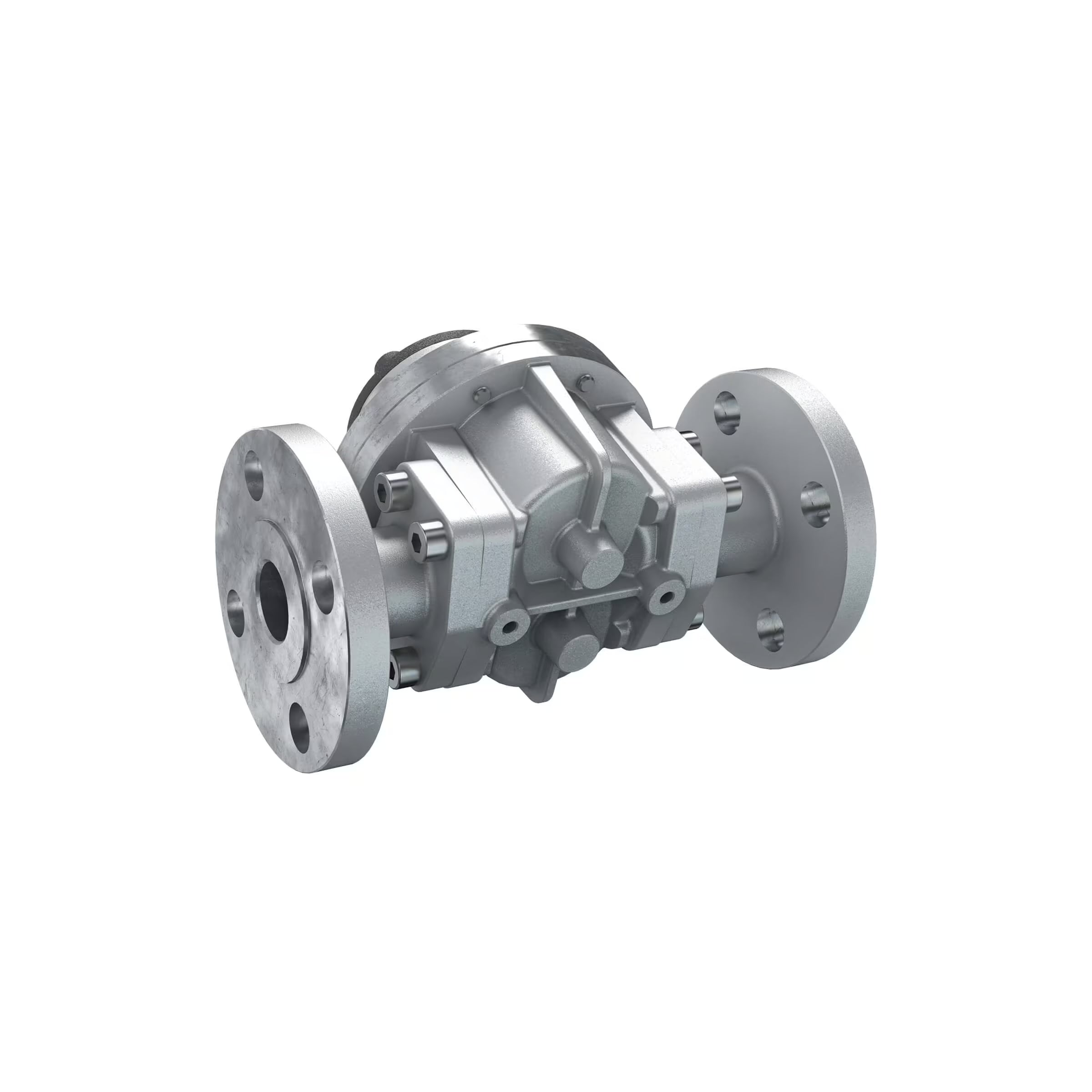 1" Oval Gear Aluminum  #150 ANSI Flange Blind Transmitter