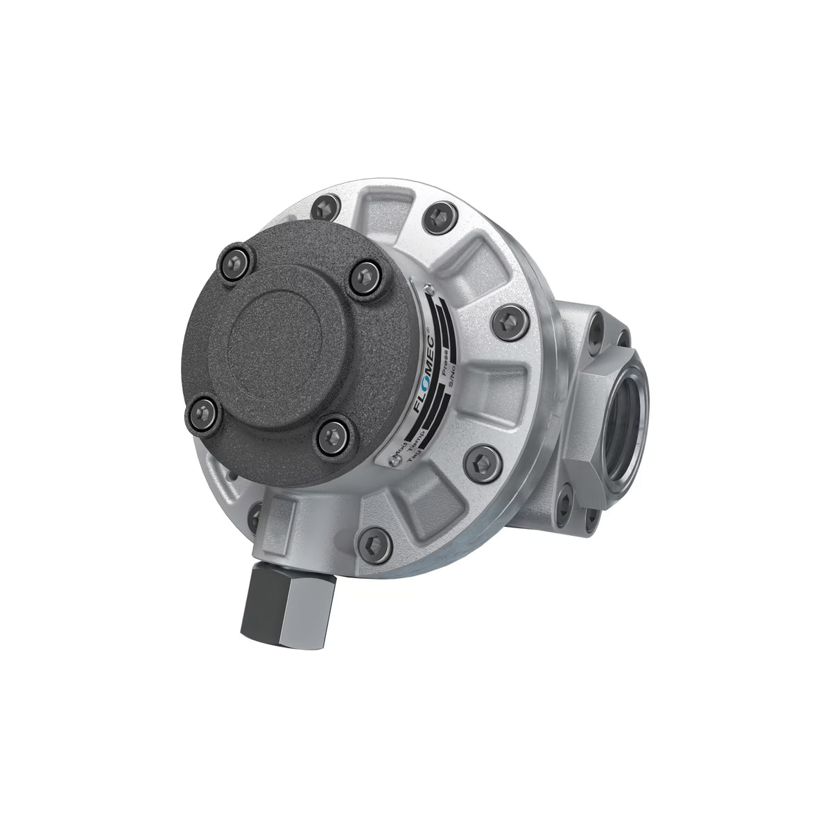 1" Oval Gear Aluminum NPT Blind Transmitter with Analog Output (4-20mA)