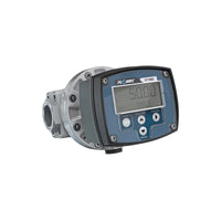 1" Oval Gear Aluminum NPT Flow Meter, RT40 Transmitter with Built-In Digital Display