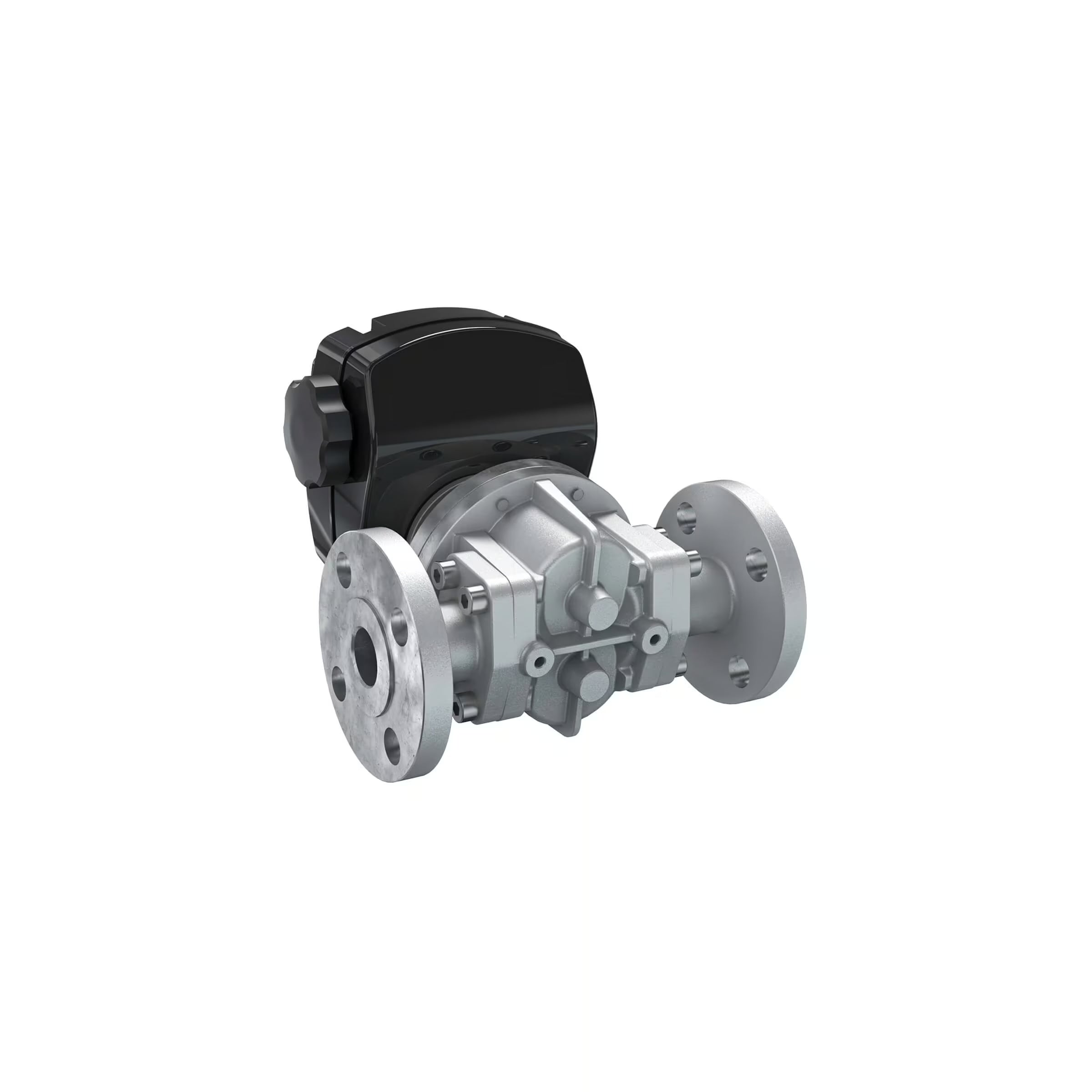 1" Oval Gear Aluminum #150 ANSI Flange Flow Meter with Mechanical Display