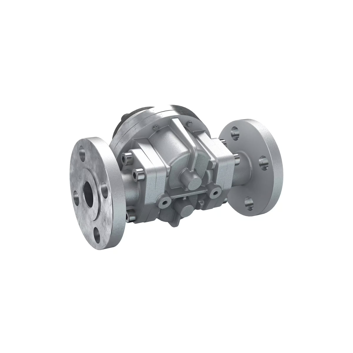 1" Oval Gear Aluminum  #150 ANSI Flange Blind Transmitter with Analog Output (4-20mA)