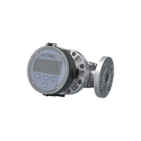 1" Oval Gear Aluminum #150 ANSI Flange Flow Meter, RT14 Transmitter with Built-In Digital Display