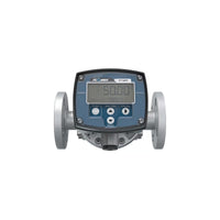 1" Oval Gear Aluminum #150 ANSI Flange Flow Meter, RT40 Transmitter with Built-In Digital Display
