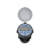 1" Oval Gear PPS NPT Flow Meter, RT14 Transmitter with Built-In Digital Display