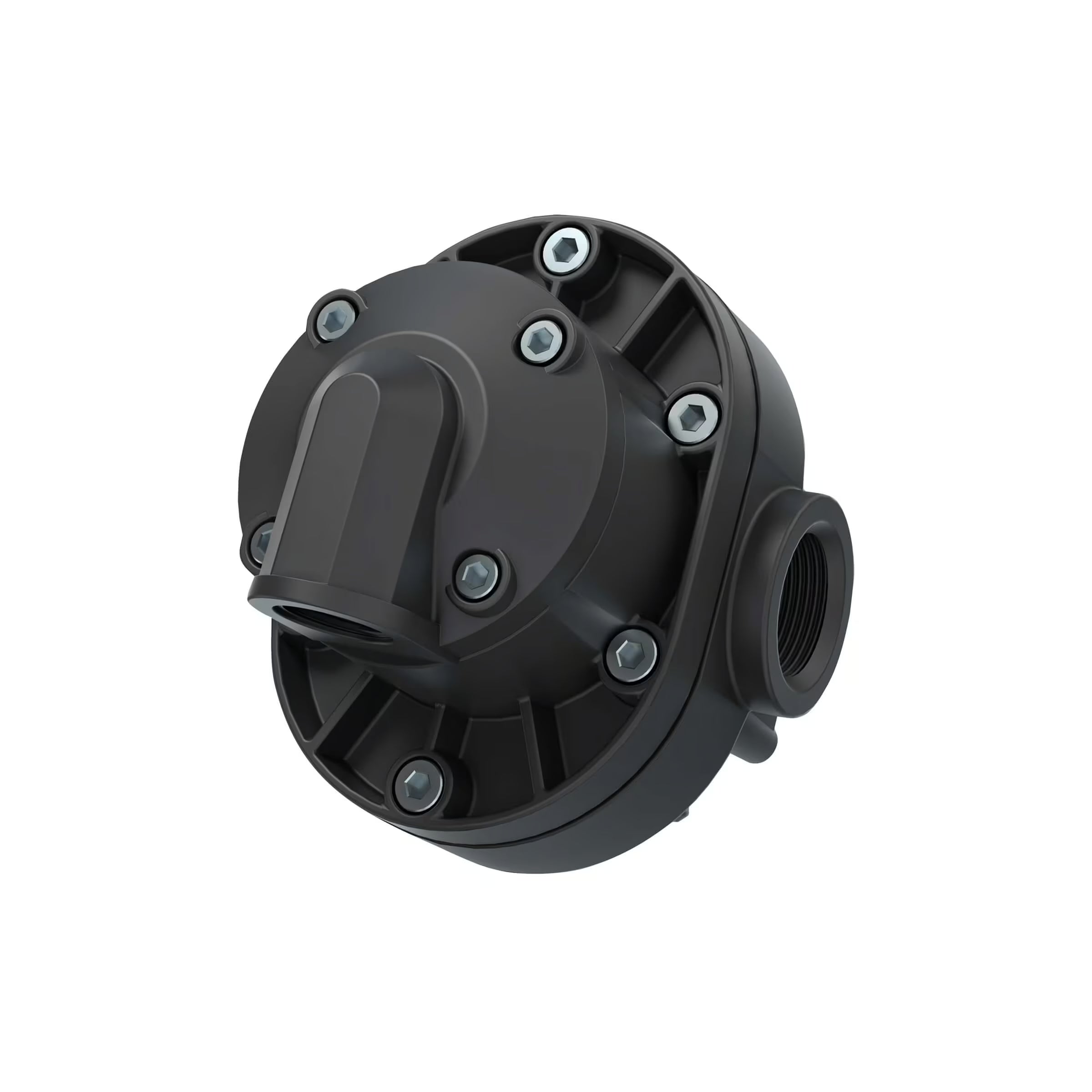 1" Oval Gear PPS Flow Meter NPT Blind Transmitter