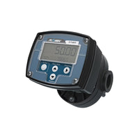 1" Oval Gear PPS NPT Flow Meter, RT40 Transmitter with Built-In Digital Display