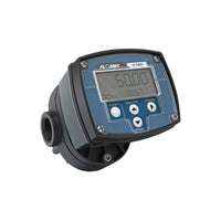 1" Oval Gear PPS NPT Flow Meter, RT40 Transmitter with Built-In Digital Display