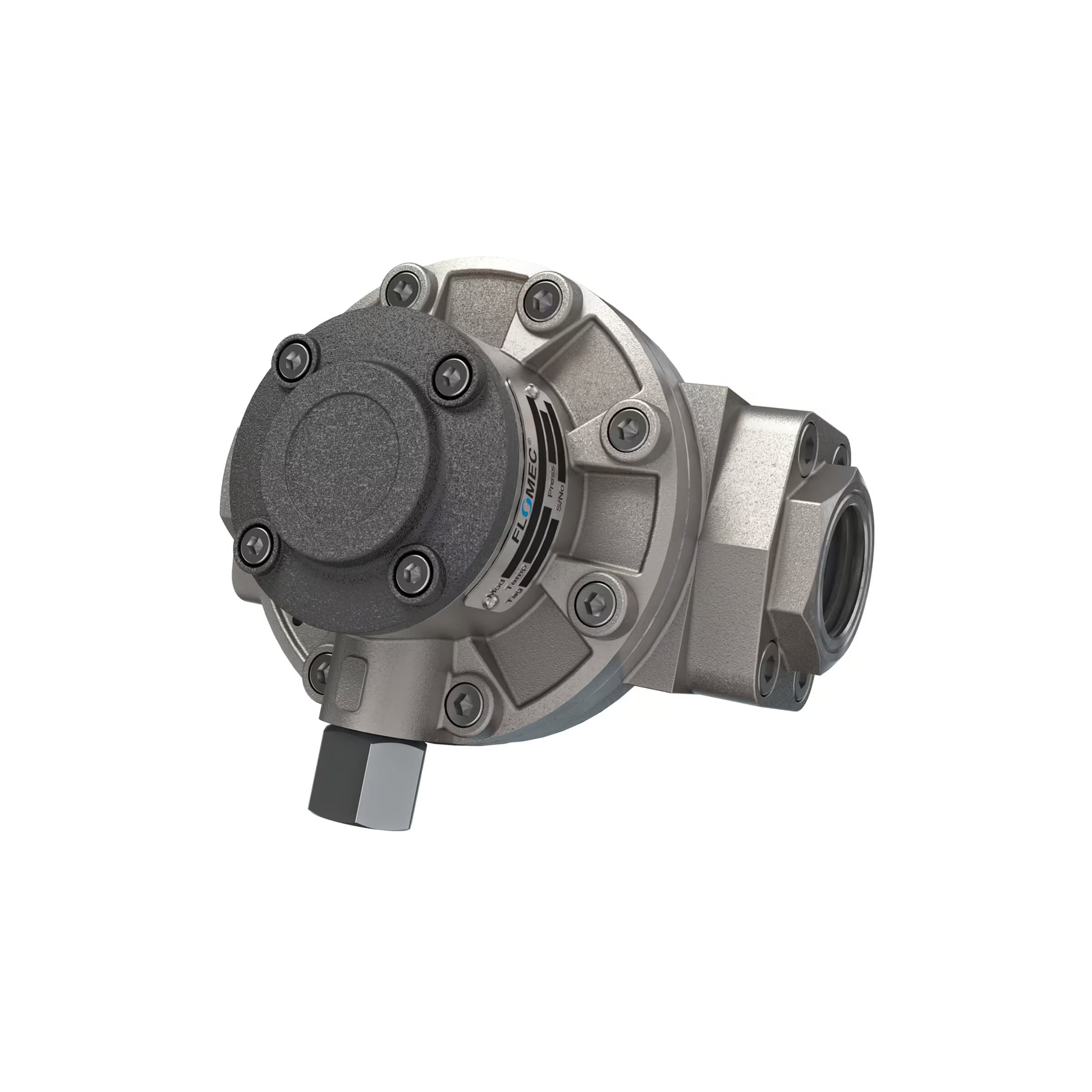 1" Oval Gear Stainless Steel NPT Blind Transmitter