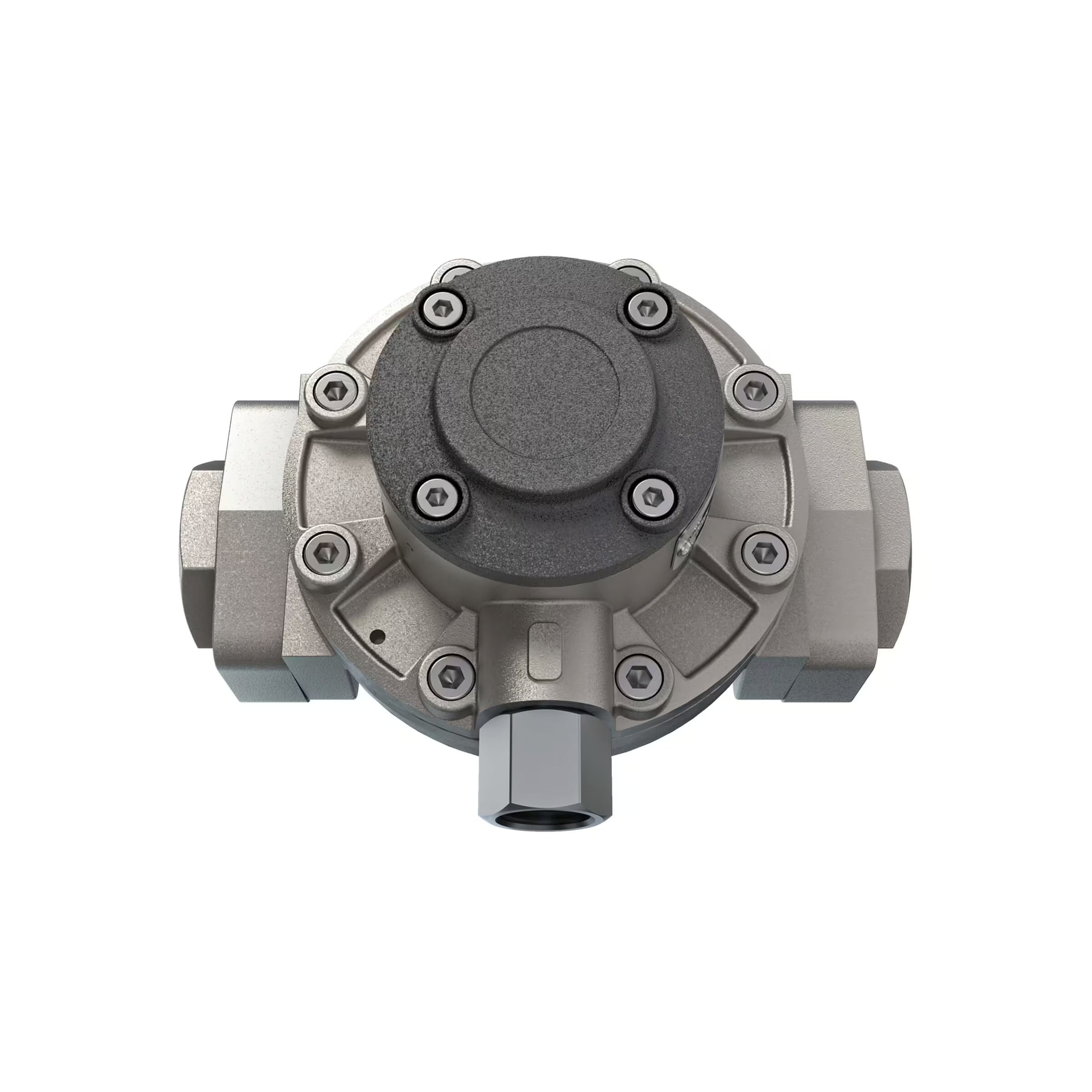 1" Oval Gear Stainless Steel NPT Blind Transmitter
