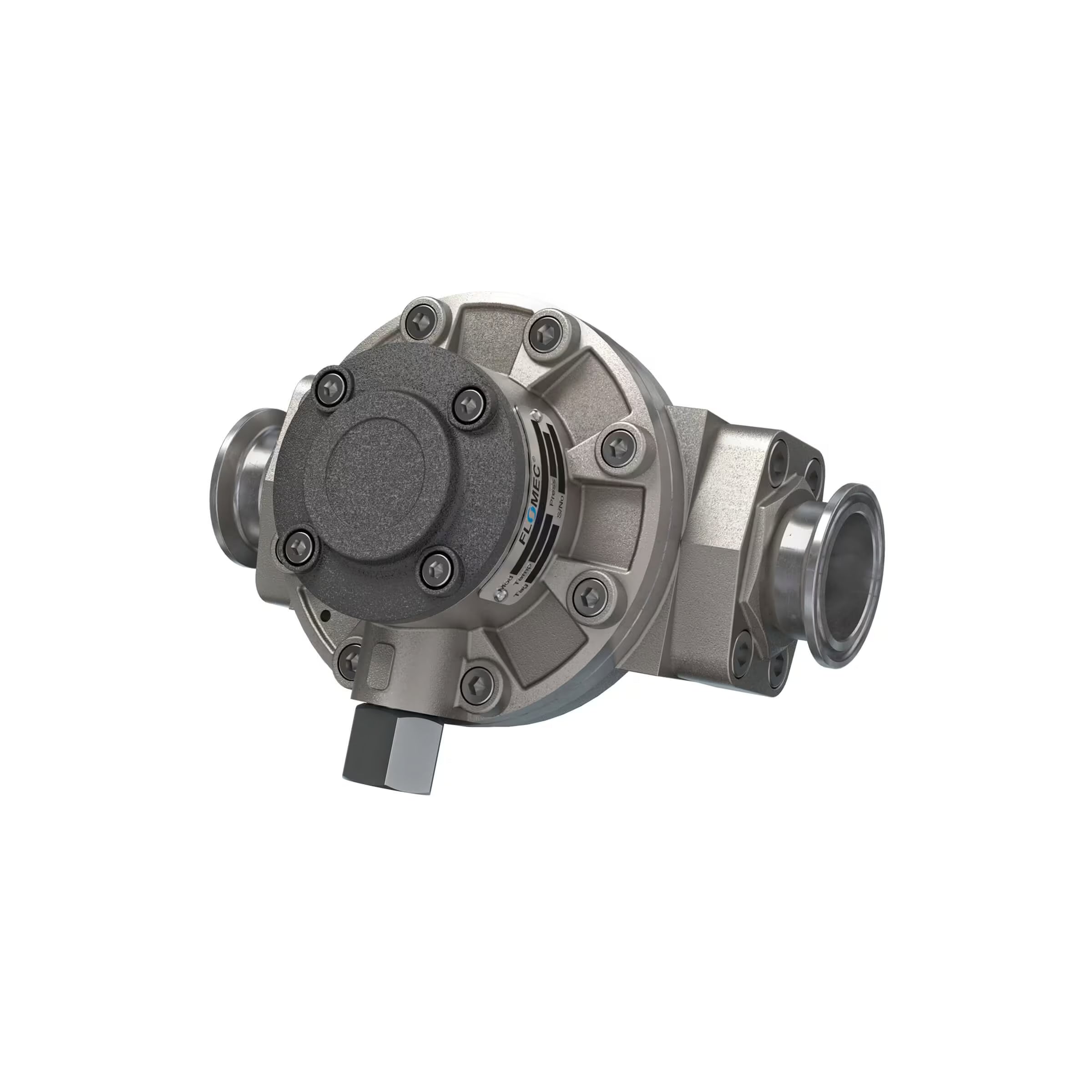 1" Oval Gear Stainless Steel Tri-Clamp Blind Transmitter
