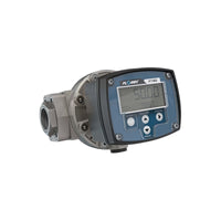 1" Oval Gear Stainless Steel NPT Flow Meter, RT40 Transmitter with Built-In Digital Display