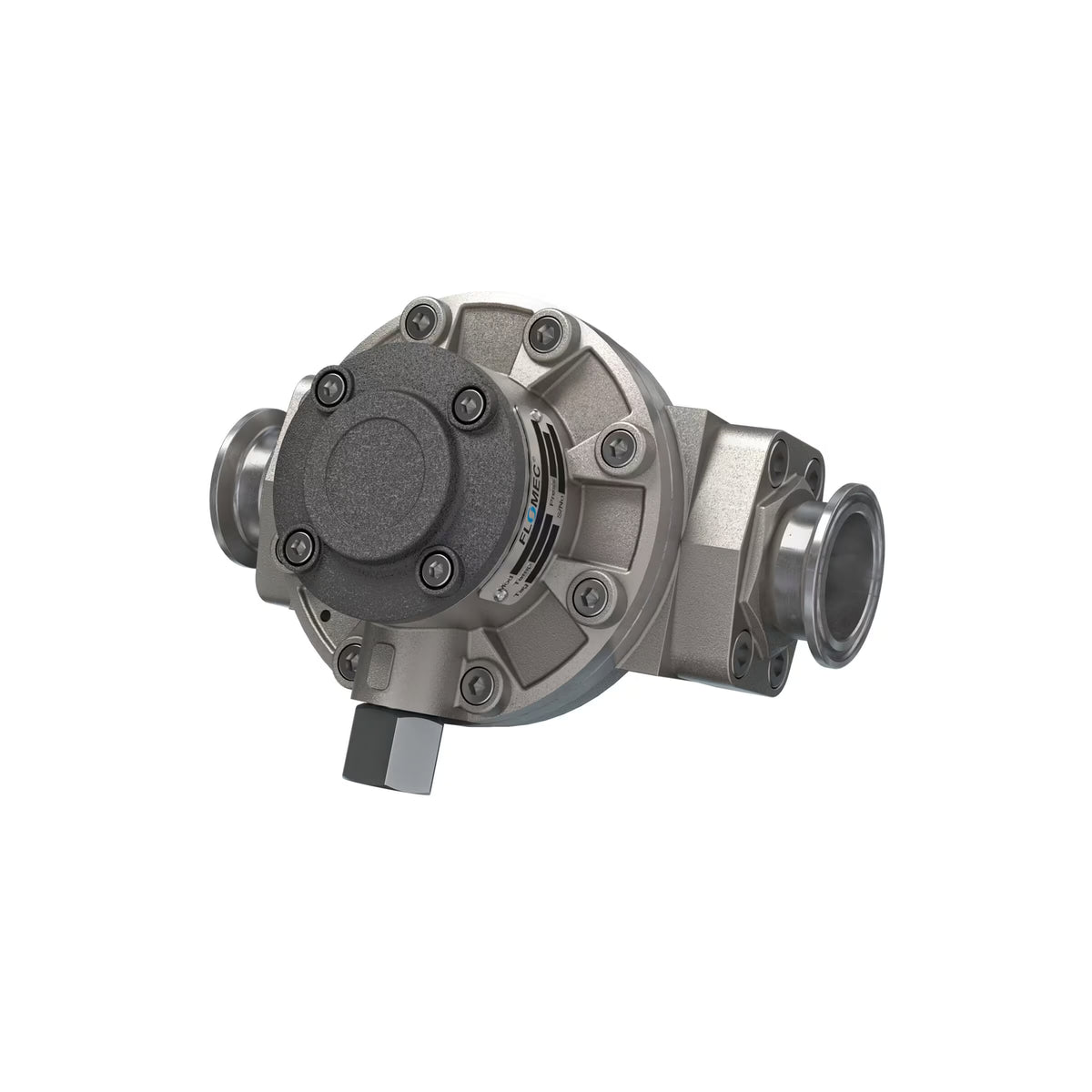 1" Oval Gear Stainless Steel Tri-Clamp Blind Transmitter with Analog Output (4-20mA)