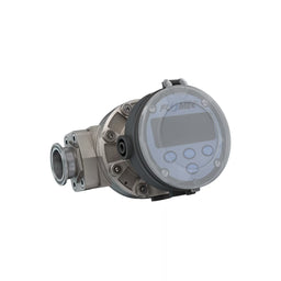 1" Oval Gear Stainless Steel Tri-Clamp Flow Meter, RT14 Transmitter with Built-In Digital Display