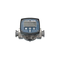 1" Oval Gear Stainless Steel Tri-Clamp Flow Meter, RT40 Transmitter with Built-In Digital Display
