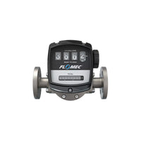 1" Oval Gear Stainless Steel #150 ANSI Flange Flow Meter with Mechanical Display