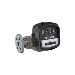 1" Oval Gear Stainless Steel #150 ANSI Flange Flow Meter with Mechanical Display