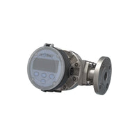 1" Oval Gear Stainless Steel #150 ANSI Flange Flow Meter, RT14 Transmitter with Built-In Digital Display