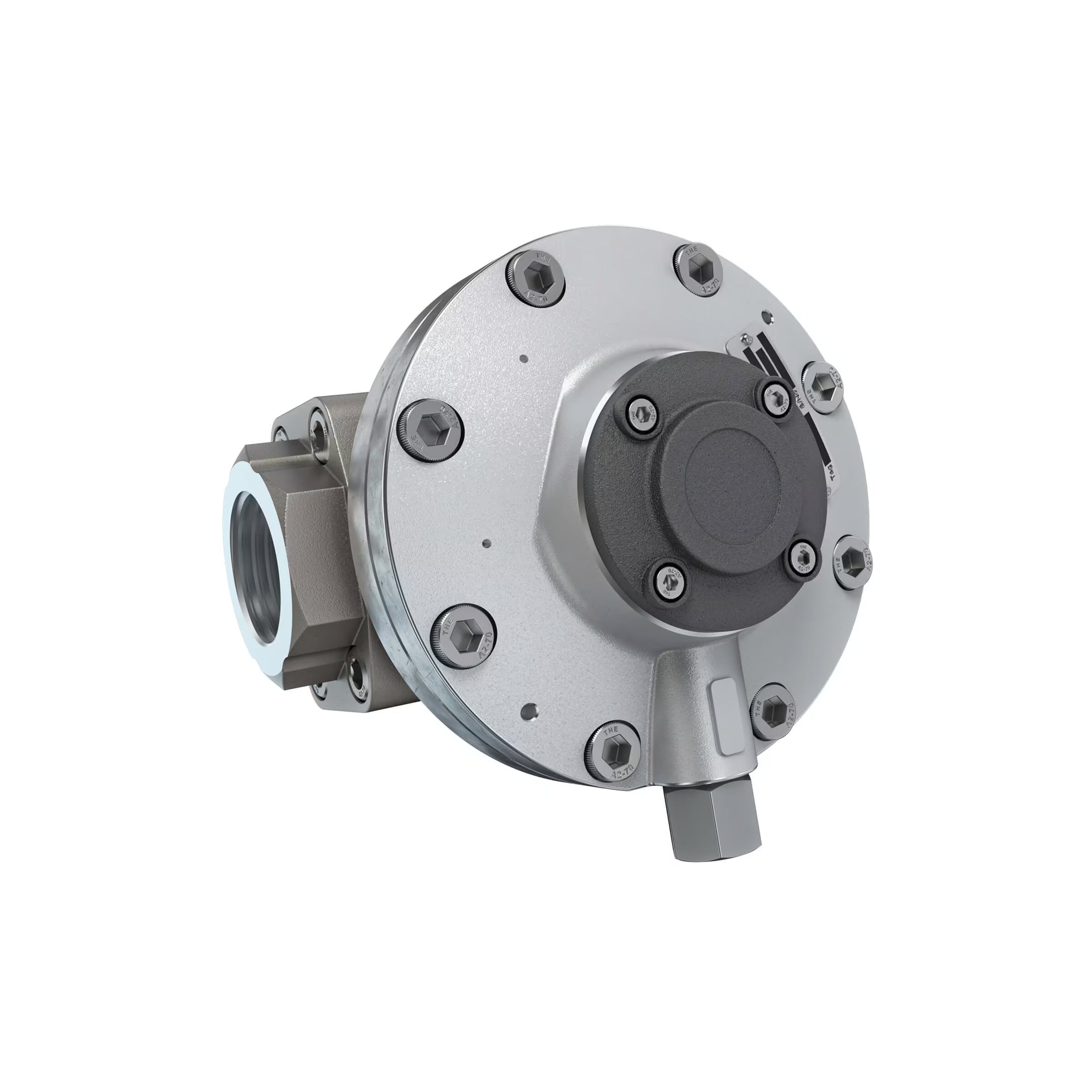 1-1/2" Oval Gear Aluminum NPT Blind Transmitter